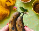 Foto del paso 1 de la receta: “Banana Bread” Muffins 🍌 (con avena + cacao)