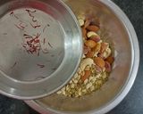 A picture of step 2 of Instant Saffron Thandai with Thandai Masala.
