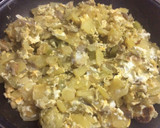 Foto del paso 5 de la receta: Revuelto de patatas, espárragos y setas ostra 🥔🍄