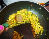 A picture of step 5 of Mix veg paneer kulcha.