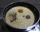 A picture of step 4 of Nawabi paneer curry.