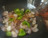 A picture of step 5 of Glaze honey chilli potatoes.