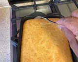 A picture of step 3 of Rasmalai Tres Leches cake.