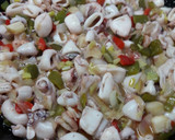 Foto del paso 3 de la receta: Espaguetis de tinta marineros con verduras