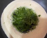 A picture of step 1 of Olive leaves pasta in white sauce.