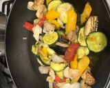 Foto del paso 2 de la receta Espaguetis con verduras salteadas