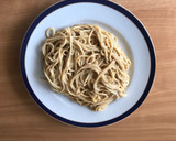 Foto del paso 8 de la receta: Pasta cremosa con calabacín y yogurt griego