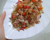 Foto langkah ke 7 dari resep Tongkol Suwir Sambal Matah.