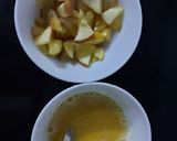 A picture of step 3 of Apple Pudding ❤.