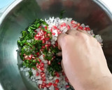 A picture of step 3 of Pear Salsa.