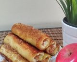 Foto langkah ke 6 dari resep Roti Panggang Apel Gulung.