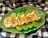 A picture of step 12 of Corn and Sausage Tamagoyaki.