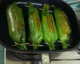 Foto langkah ke 5 dari resep Nasi Bakar Ayam Jamur Pedas.