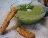 A picture of step 16 of Leek and green peas soup.