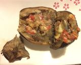 Foto del paso 7 de la receta: Berenjenas rellenas con aceitunas y tomate