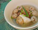 Foto langkah ke 7 dari resep Tahu Kukus Kuah Bakso.