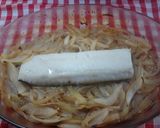 Foto del paso 9 de la receta: Bacalao con cebolla y moscatel al horno
