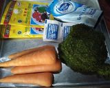 Foto langkah ke 1 dari resep Puding Brokoli Wortel.