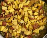A picture of step 5 of Beef Bacon & Brussels Pot Pie.