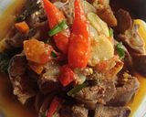 Foto langkah ke 5 dari resep Hati empela masak asem.
