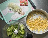 Foto langkah ke 1 dari resep Brokolli cream soup🥦🌽.