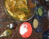 A picture of step 2 of Bhuna Chingri# DSR.
