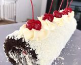 Foto langkah ke 7 dari resep Cream Cheese BLACKFORREST ROLLCAKE.