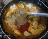 A picture of step 5 of PANEER CAPCICUM CURRY (Gravy).