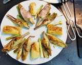 Foto del paso 3 de la receta: Verduras con papada ibérica en salsa de Romesco