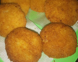 Foto del paso 5 de la receta: Tortitas de papa rellenas de jamón y queso