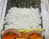 Foto langkah ke 8 dari resep Gimbap / Kimbap / Nasi Gulung Korea.