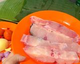 Foto langkah ke 1 dari resep Pais Ikan Patin bekuhup cubik.