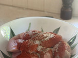 Dada Ayam Panggang Bumbu Mentega Bawang Putih