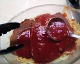 Paradicsomos marha, spagettivel recept fázis 5 fotója
