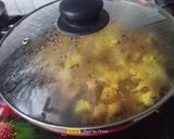 A picture of step 9 of Aloo Gobhi Matar Curry.