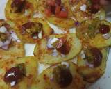 Grilled Aloo slice chaat recipe step 2 photo