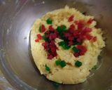 A picture of step 2 of Tutti-frutti custard cookies.