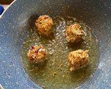 A picture of step 6 of Maggi Manchurian with Steamed Rice.