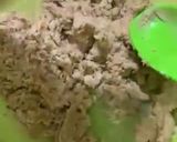 A picture of step 5 of Square milk choco cookies in a cookie dough batter.