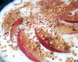 รูปขั้นตอนการทำที่ 2 ของ 🍎 Cinnamon Kefir Bowl คีเฟอร์โยเกิร์ตปั่นแอปเปิ้ลซินนามอน