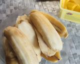 Foto langkah ke 1 dari resep Pisang Bakar Cokelat Keju.
