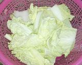 Foto langkah ke 1 dari resep Sup Jamur Dengan Sawi & Tahu [Vegetarian Safe].