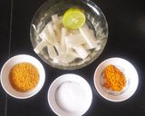 ખાટ્ટા મૂળા (Khata Mooli Recipe In Gujarati) રેસીપી સ્ટેપ1ફોટો