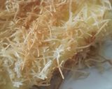 A picture of step 4 of Kunafa with Custard.