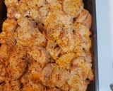 A picture of step 10 of Chicken breast on a bed of sauted apples and onions.