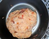 A picture of step 1 of Yam egg roll.