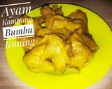 Foto langkah ke 4 dari resep Ayam kampung bumbu kuning.