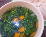 Foto langkah ke 4 dari resep Sayur Bayam Kemangi Sayur Bening ala Dapur Rumah.