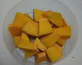 Foto langkah ke 1 dari resep Pumpkin Pudding Chocolate with Vla.