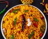 A picture of step 5 of Puliyodharai Rice.